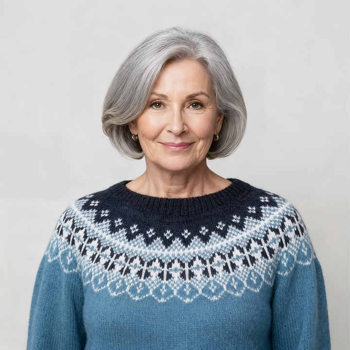 Yara | Classic Icelandic Wool Knit Sweater