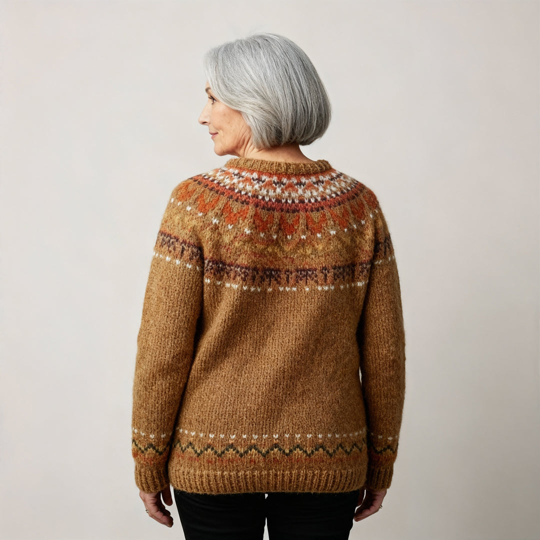 Karin | Classic Icelandic Wool Knit Sweater