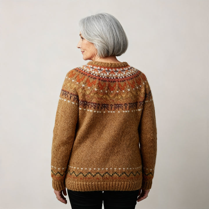 Karin | Classic Icelandic Wool Knit Sweater