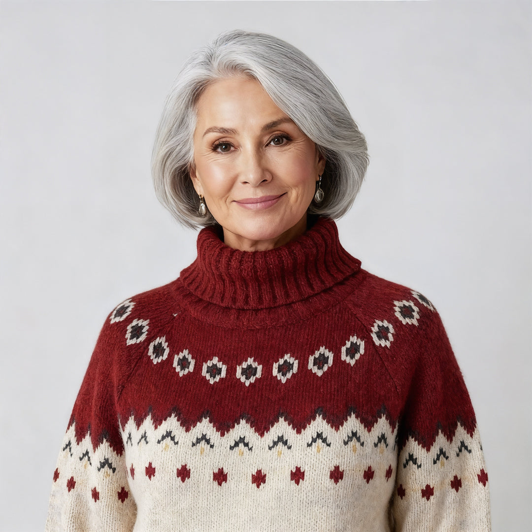Diana | Classic Icelandic Wool Knit Sweater