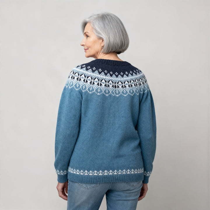 Yara | Classic Icelandic Wool Knit Sweater