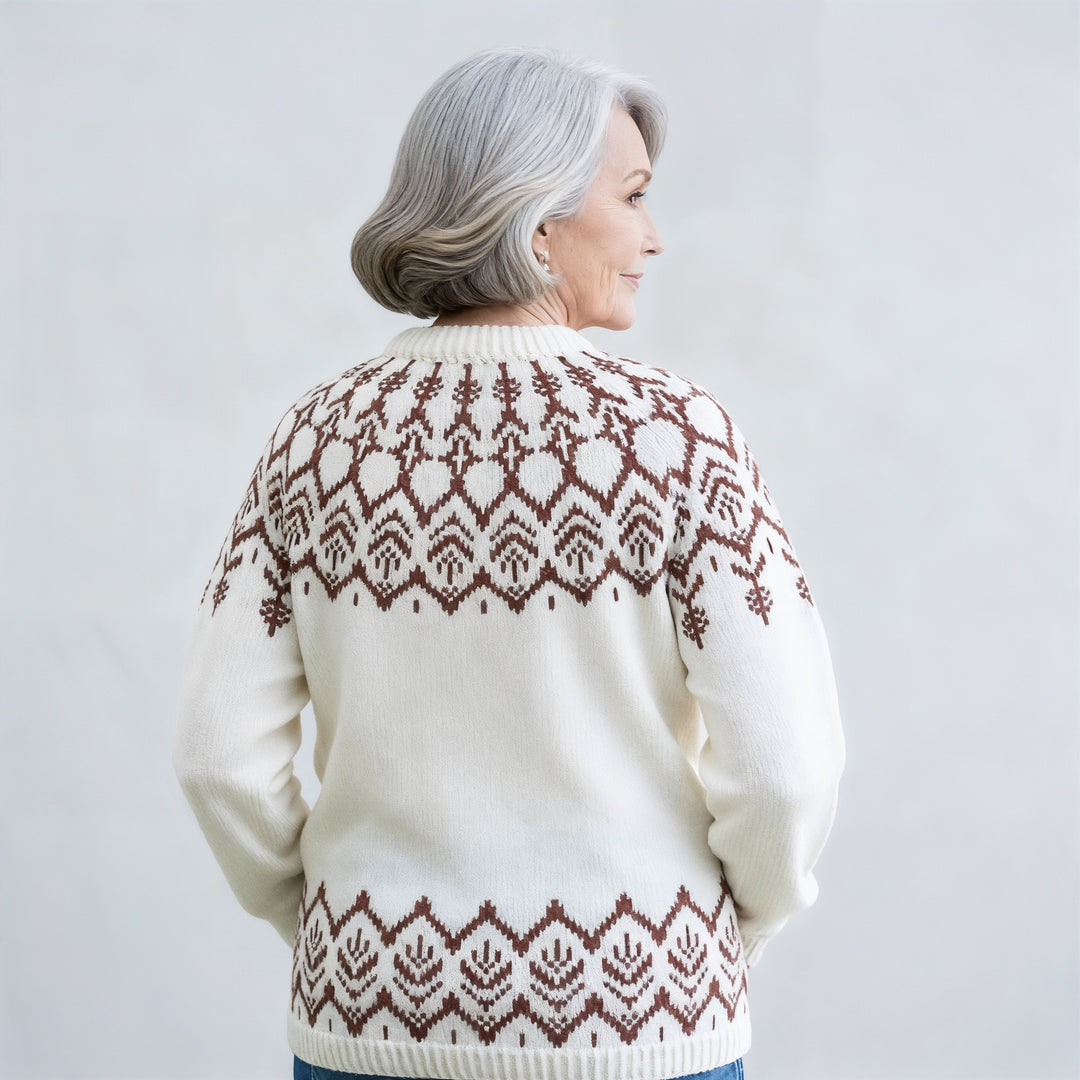 Oona | Classic Icelandic Wool Knit Sweater