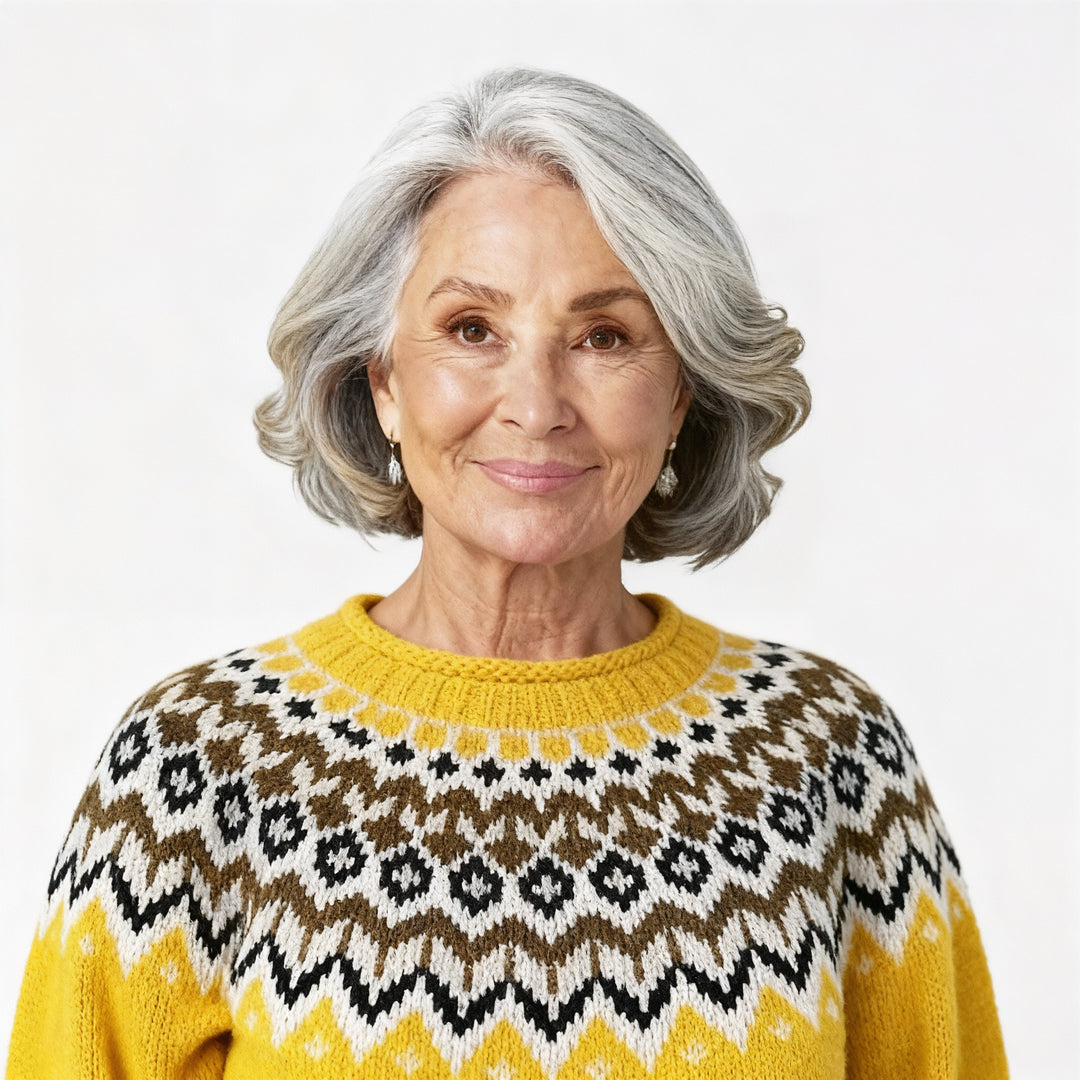 Elsa | Classic Icelandic Wool Knit Sweater