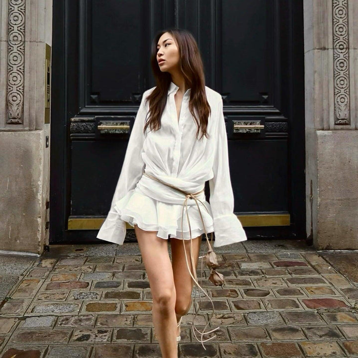 Vera | Pleated Mini Dress